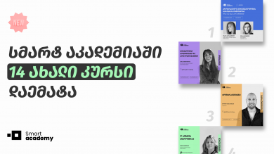 სმარტ აკადემიაში 14 ახალი კურსი დაემატა