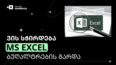 ვის სჭირდება MS EXCEL ბუღალტრების გარდა?